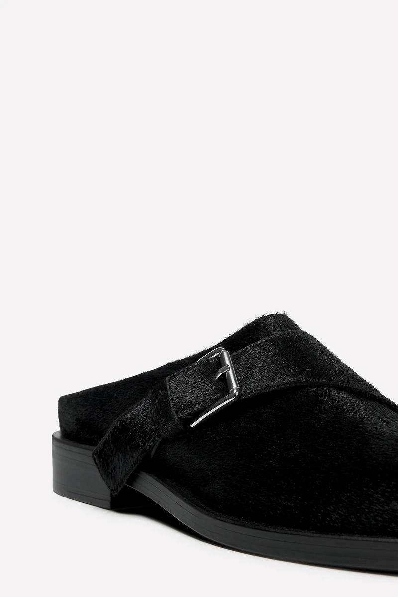 LEATHER CLOGS LUDOVIC DE SAINT SERNIN x ZARA