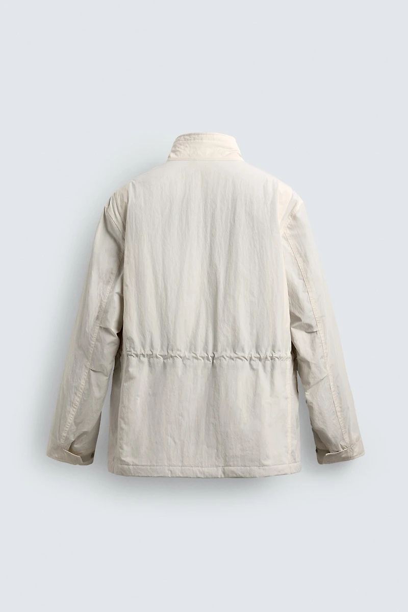 TECHNICAL QUILTED POCKET JACKET