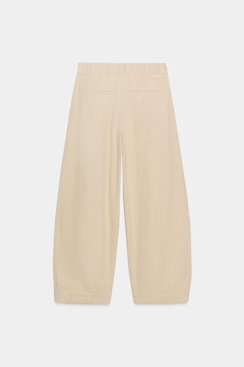 ZW COLLECTION BARREL CORDUROY PANTS