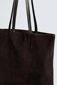 LEATHER SHOPPER BAG