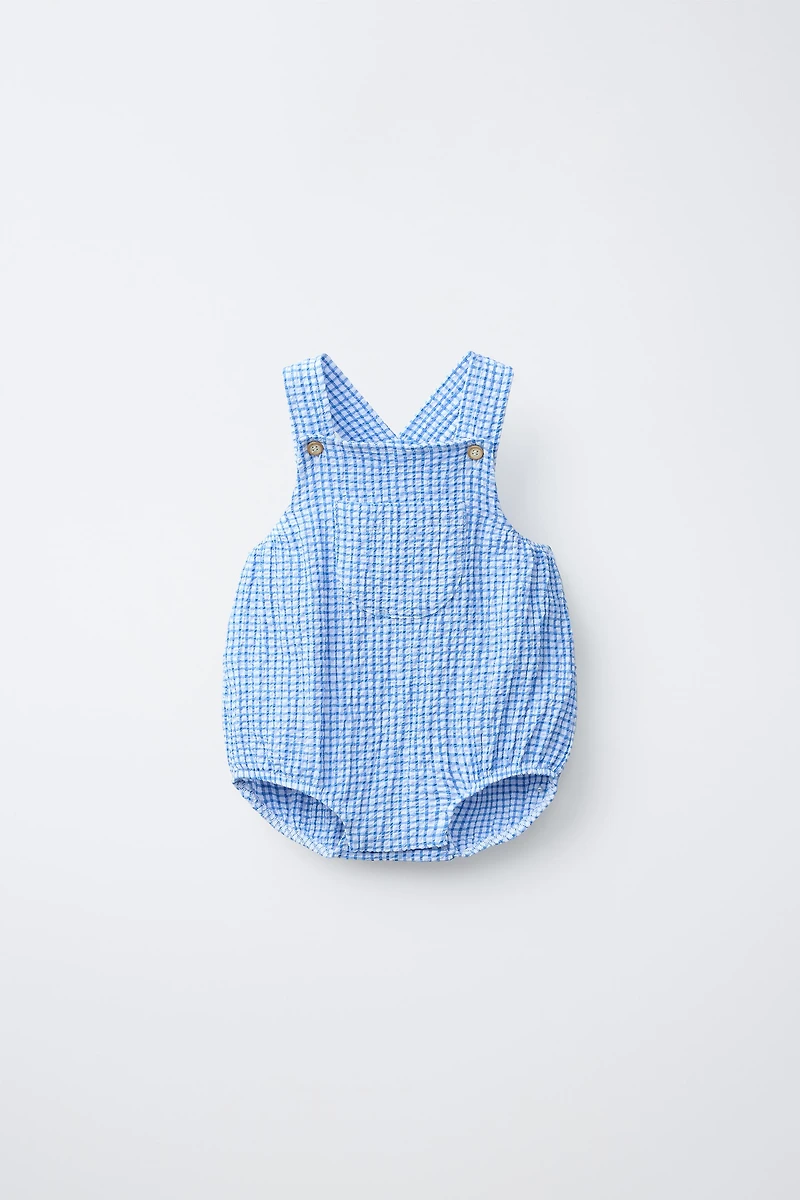 PLAID ROMPER
