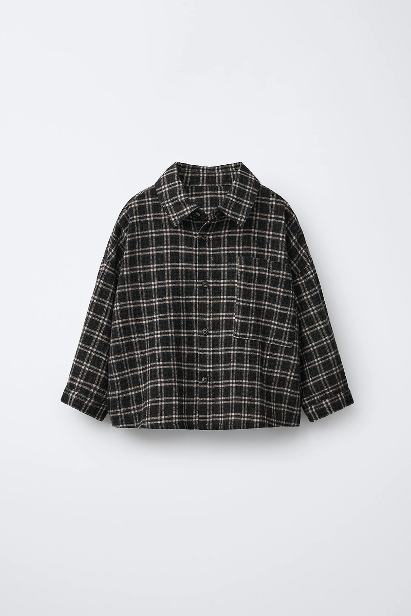 PLAID POCKET SHIRT