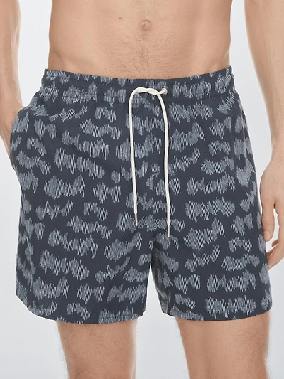 Printed swimming trunks