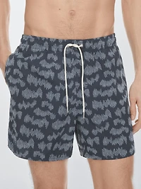 Printed swimming trunks
