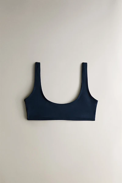 TOP BIKINI PLAGE DÉCOLLETÉ ROND