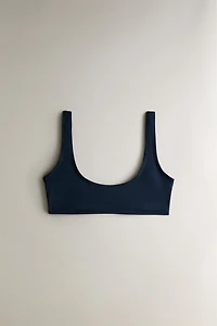 TOP BIKINI PLAGE DÉCOLLETÉ ROND