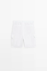 Bermuda cargo 100 % lin