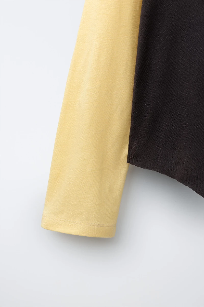 T-SHIRT MANCHES RAGLAN PUKAS SURF