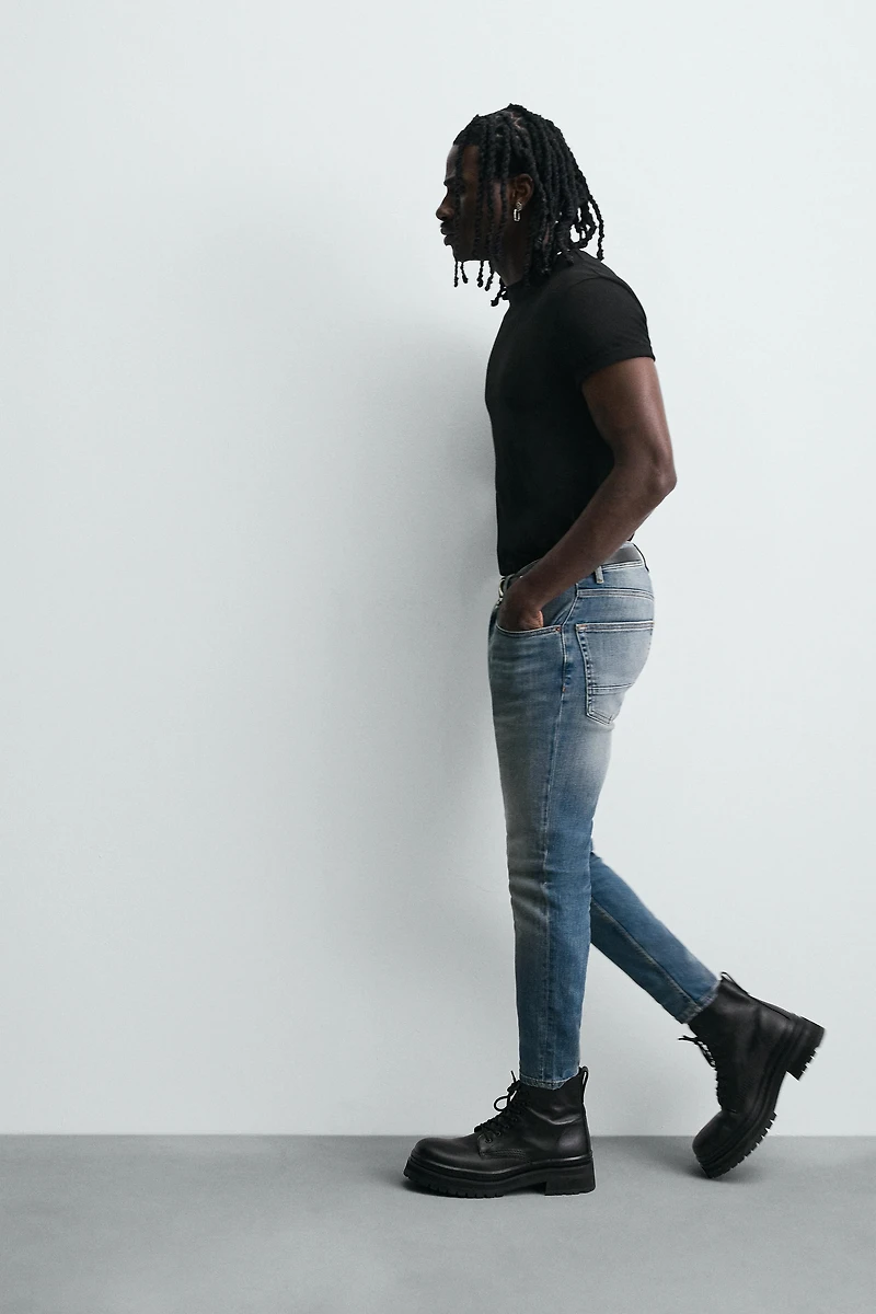 SKINNY CROPPED FIT JEANS