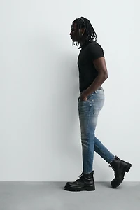 SKINNY CROPPED FIT JEANS