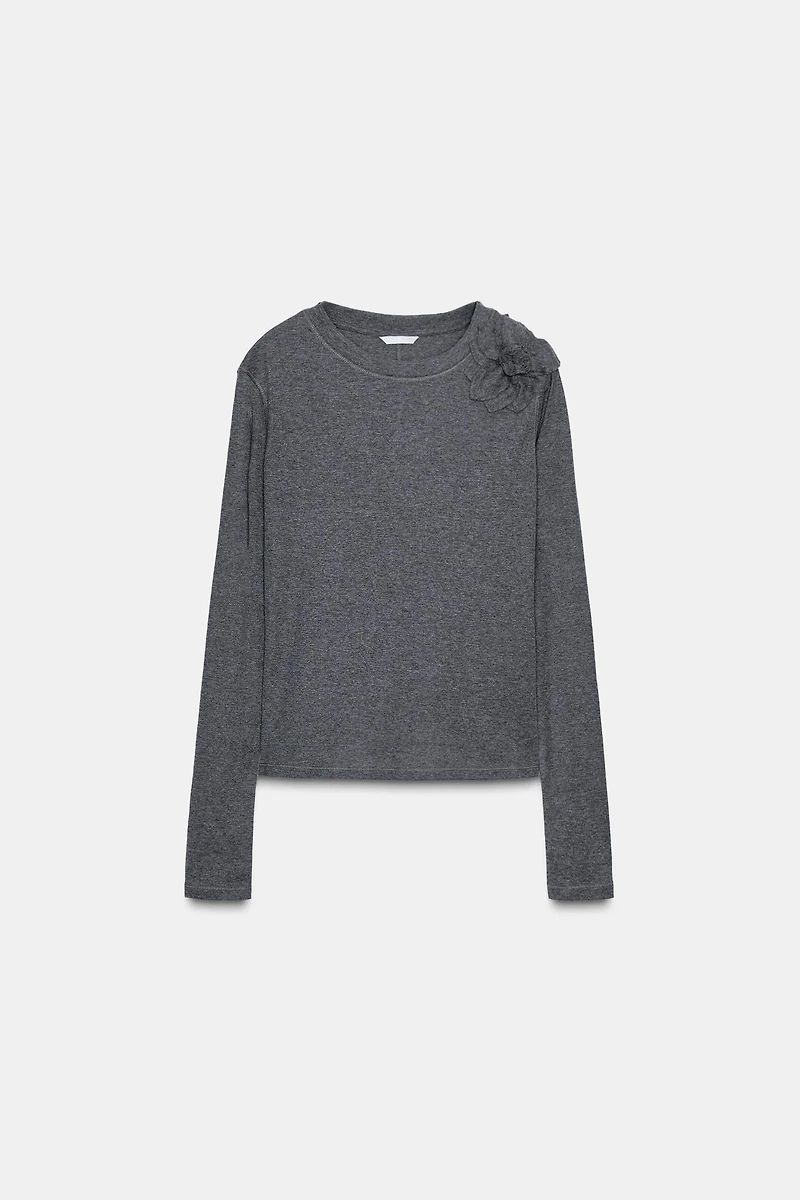 FRONT FLORAL T-SHIRT