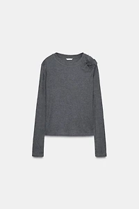 FRONT FLORAL T-SHIRT