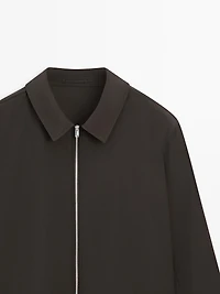 Total look cropped jacket