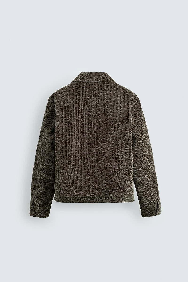 CORDUROY PADDED JACKET