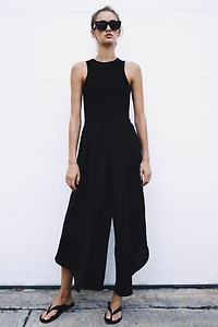COMBINED WIDE-LEG JUMPSUIT