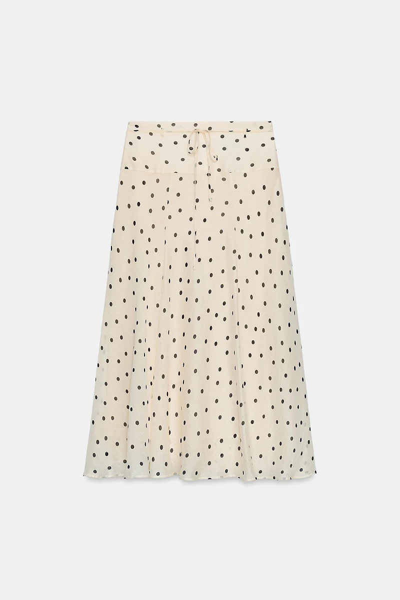 POLKA DOT MIDI SKIRT