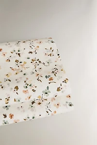 FLORAL PRINT FLAT SHEET
