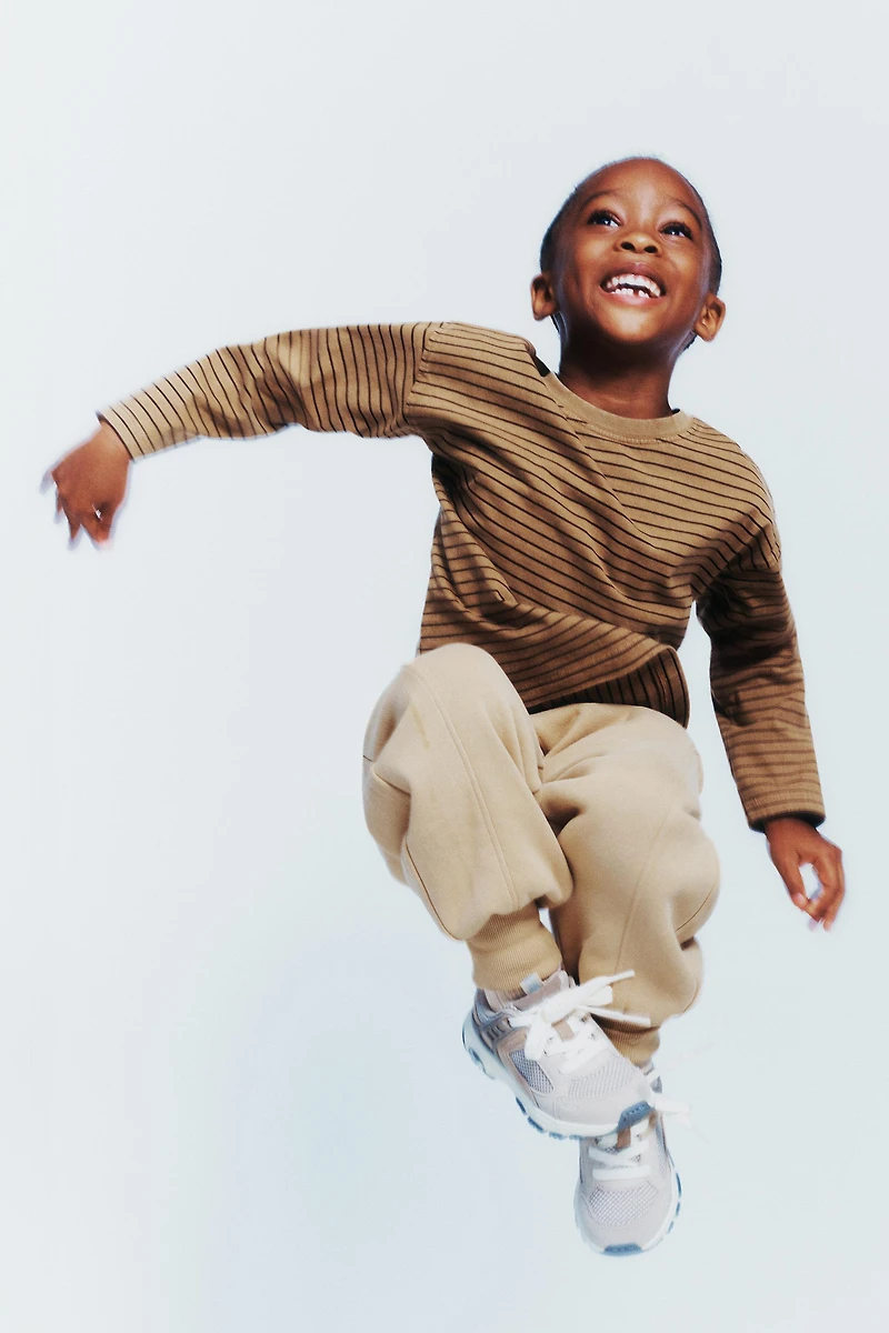 STRIPED LOGO T-SHIRT