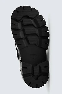 MULTI-LACE CHUNKY SHOES