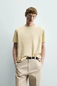 WASHED STRIPED T-SHIRT