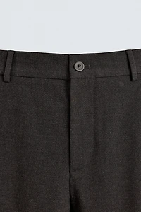 TEXTURED STRETCH PANTS