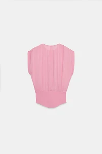 COMBINATION GEORGETTE TOP