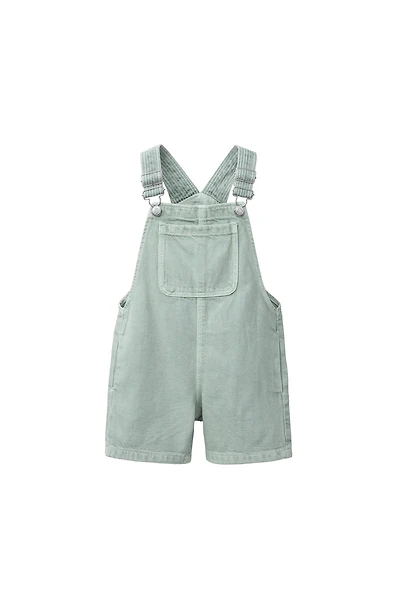 TWILL POCKET SHORTS OVERALLS