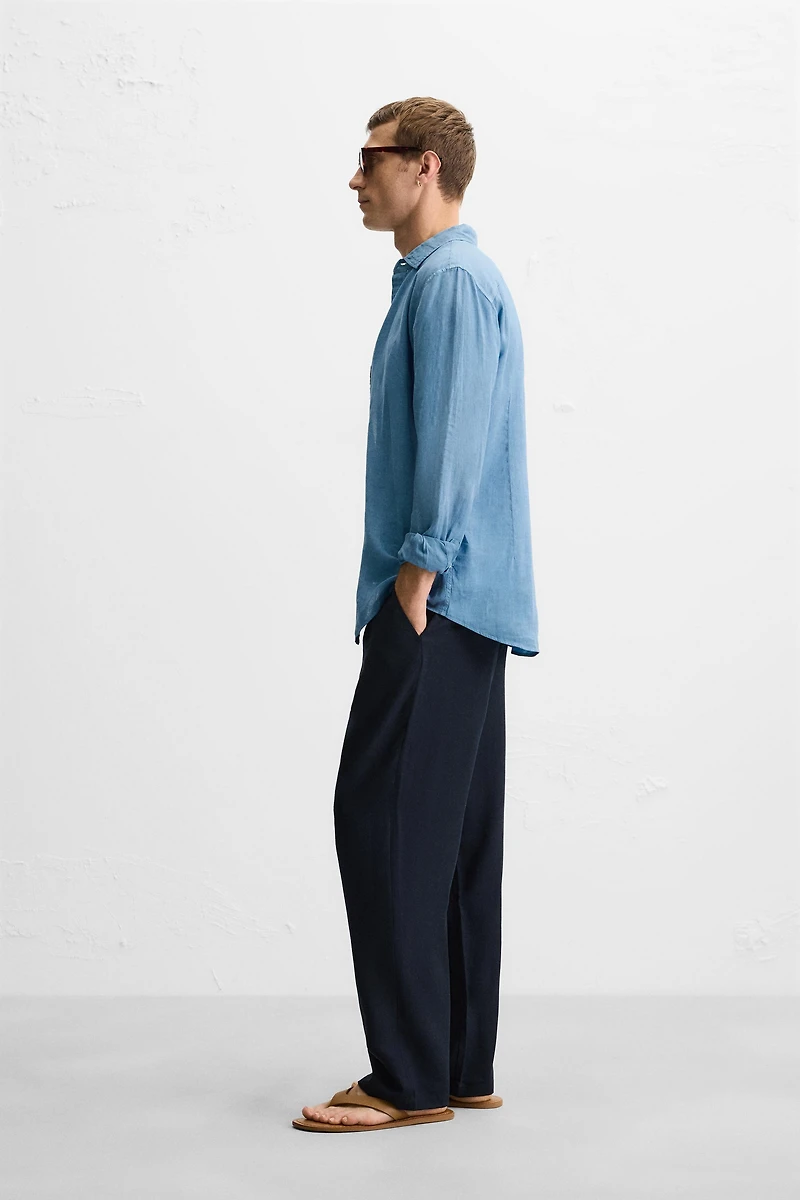 RELAXED FIT LYOCELL PANTS