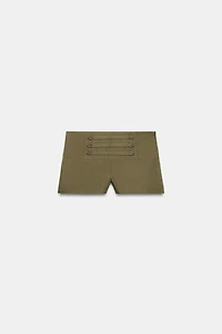 MINI BUTTON SHORTS