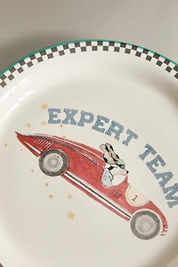 ASSIETTE ENFANT CÉRAMIQUE CHIEN DE COURSE