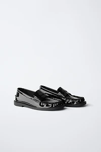 PATENT LEATHER LOAFERS