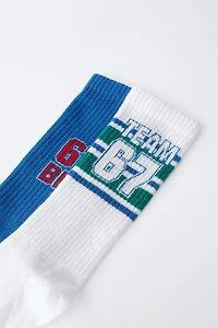 TWO-PACK OF TALL NUMBER SOCKS
