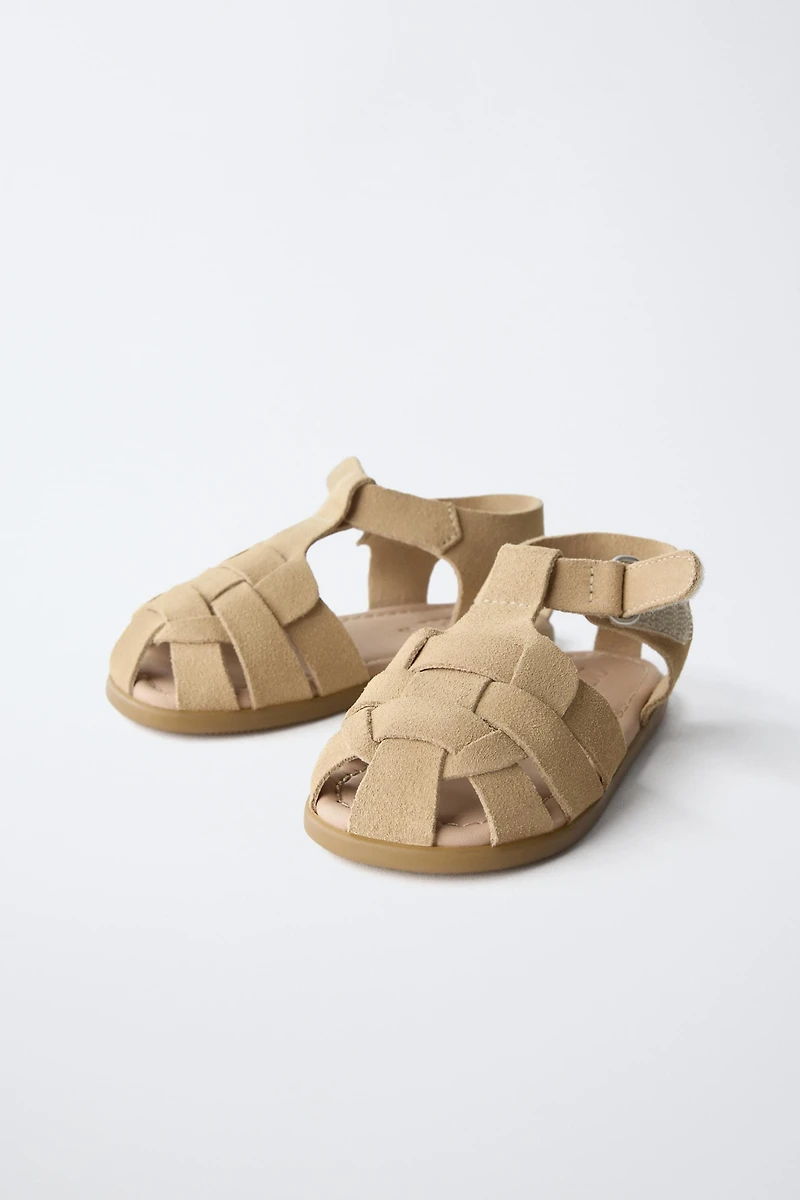 LEATHER BAREFOOT FISHERMAN SANDALS