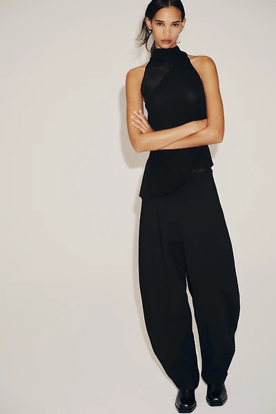 HIGH-WAISTED BALLOON PANTS