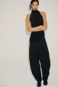HIGH-WAISTED BALLOON PANTS