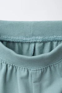 ENSEMBLE SWEAT ET PANTALON DE JOGGING BRODÉ EN VELOURS BOUCLÉ