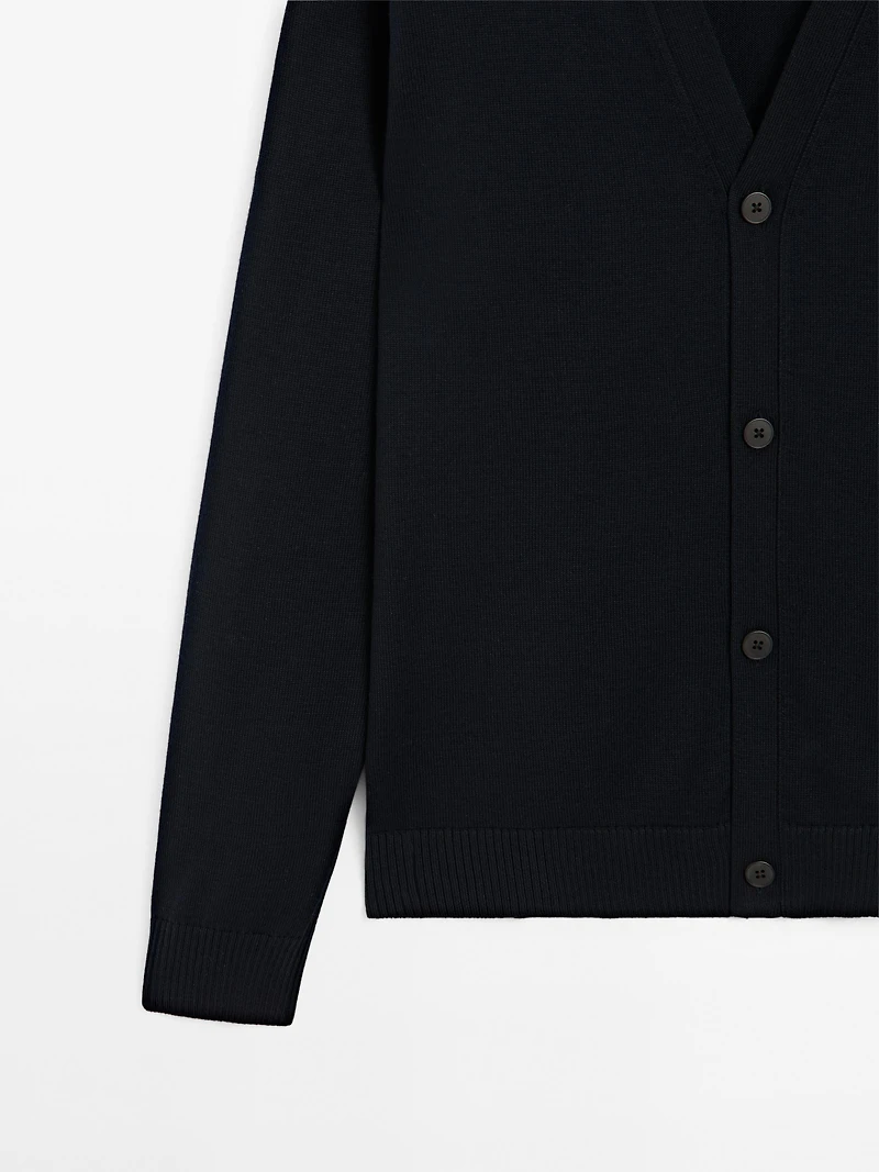 Cardigan 100 % coton