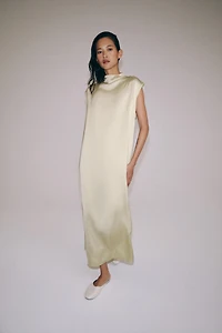 ROBE SATINÉE À BRANDEBOURGS ZW COLLECTION