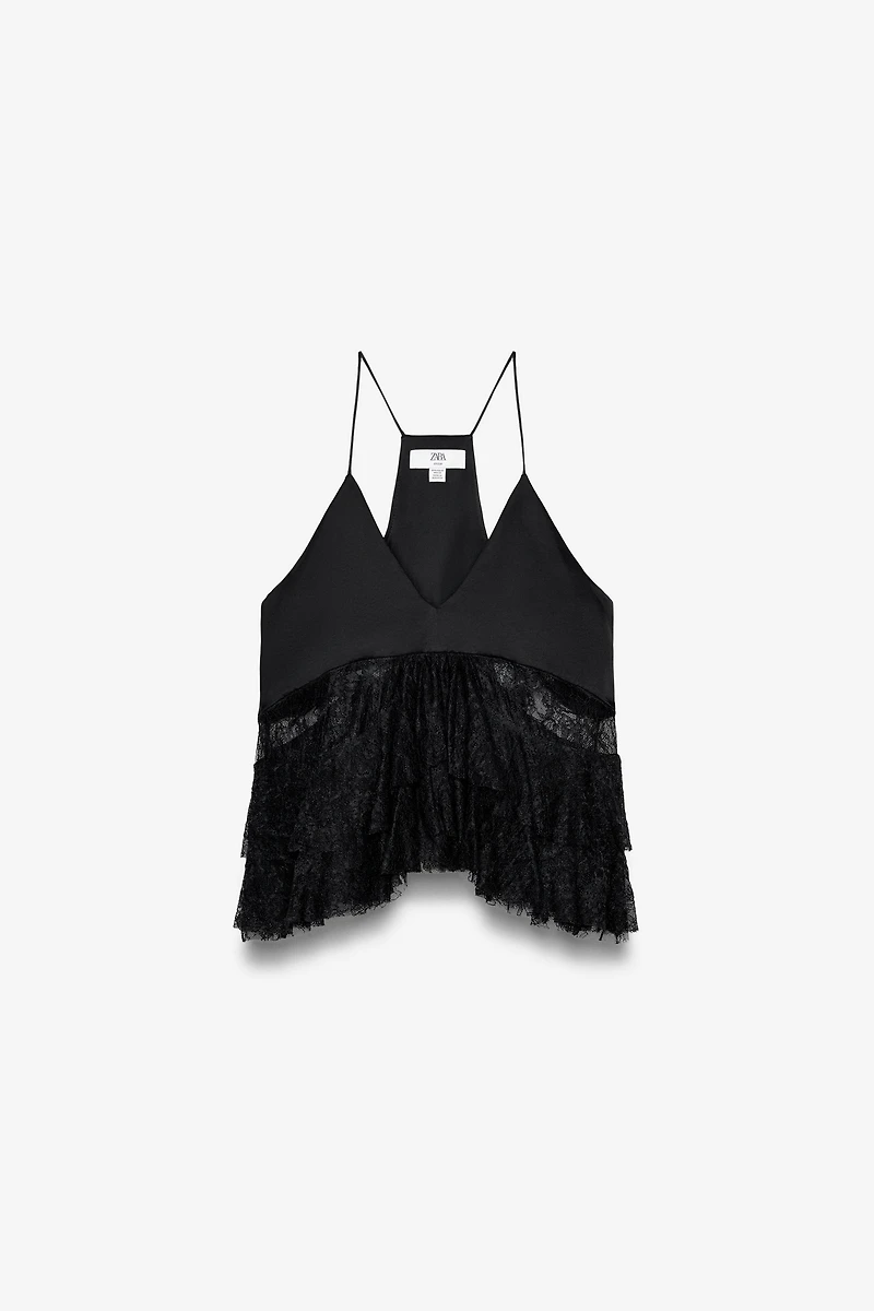 LIMITED EDITION COMBINATION LACE TOP