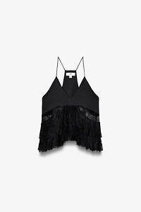 LIMITED EDITION COMBINATION LACE TOP