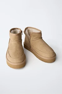 LINED ANKLE BOOTS