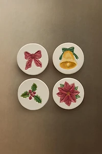 SET OF CHRISTMAS COASTERS (SET OF 4)