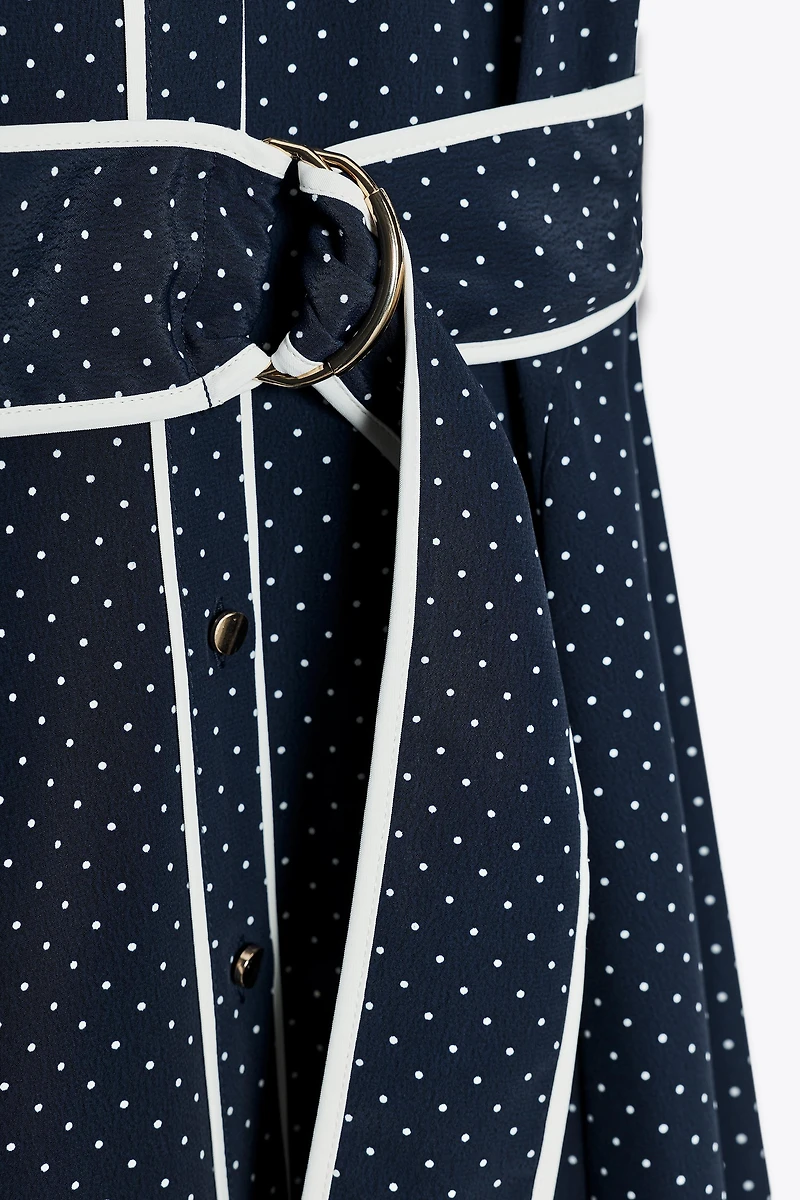 POLKA DOT MIDI DRESS