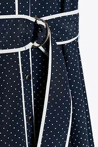 POLKA DOT MIDI DRESS