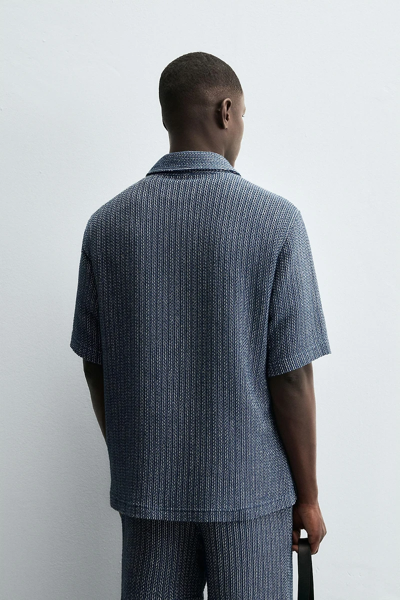 TEXTURED POLO SHIRT