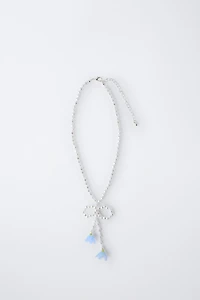 PEARL FLOWER BEAD NECKLACE