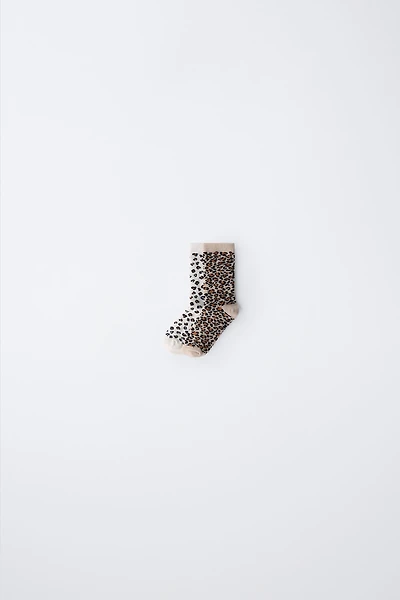 TWO-PACK OF ANIMAL PRINT SOCKS