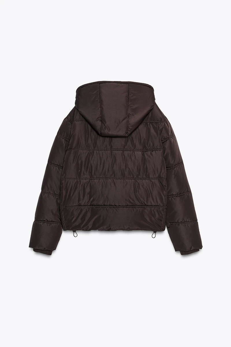 ANORAK REMBOURRÉ ET COURT IMPERMÉABLE COUPE VENT