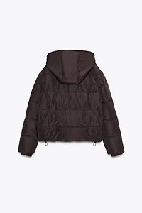ANORAK REMBOURRÉ ET COURT IMPERMÉABLE COUPE VENT