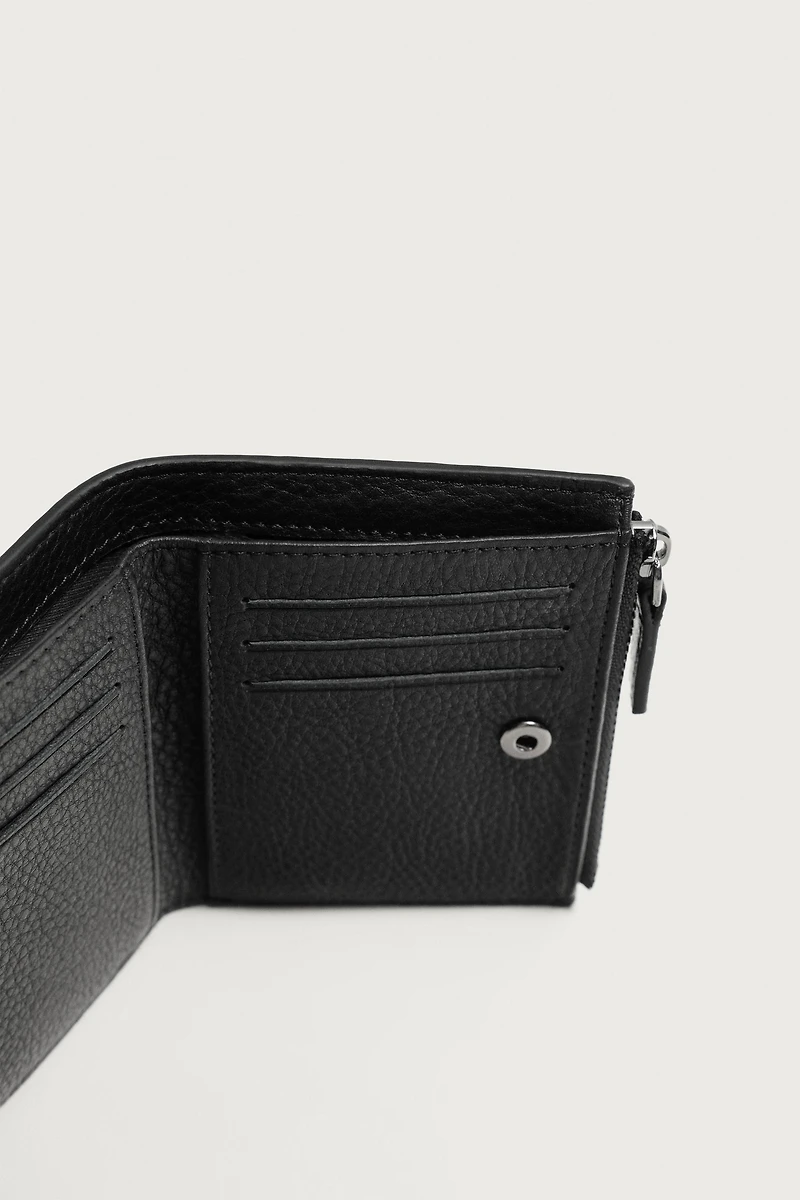 PORTEFEUILLE EN CUIR AVEC PORTE-MONNAIE